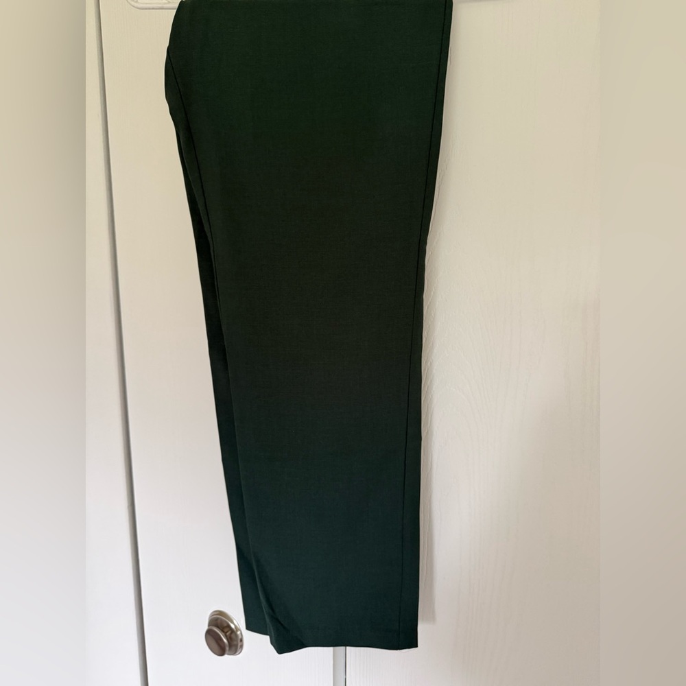 Lulus Kick It Forest Green High-waisted Trouser Pants - Size L - Picture 2 of 3